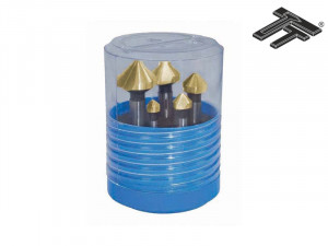 Trusa tesitoare coada cilindrica, HSS TiN DIN 335, Forma C - 90°