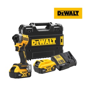 DeWalt | Masina de insurubat cu impact cu 2 acumulatori 18V~5Ah Li-Ion, fara perii, DCF850P2T-QW