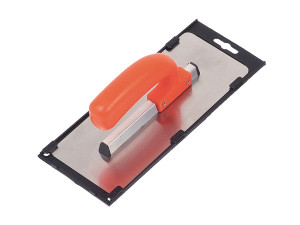 Gletiera INOX, cu montura de aluminiu, lama rotunjita, maner PVC