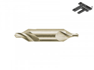 Burghiu de centruire, HSS Co5 DIN 333 - STAS 1114/2, Forma A