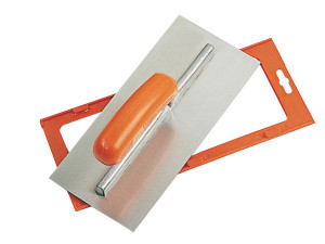 Gletiera cu montura de aluminiu, lama INOX tesita, maner banana