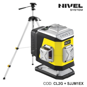 Nivelă laser CL2G – 2 plane 360°, fascicul verde, Bluetooth | Nivel System - Img 4
