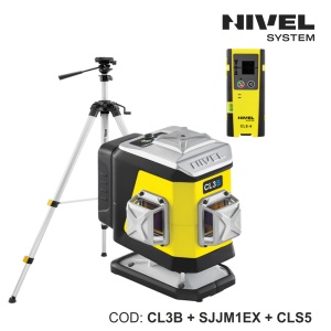 Nivelă laser CL3G – 3 plane 360°, fascicul albastru, Bluetooth | Nivel System - Img 5