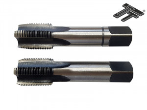 Tarod de mana, set, filet gaz, HSS DIN 5157 - STAS 1112/11, Toleranta Medie, Forma C