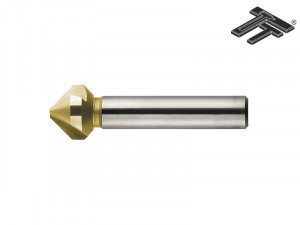 Tesitor coada cilindrica, HSS Co5 TiN DIN 335, Forma C - 90°