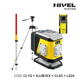 Nivela laser CL1G – 1 plan 360° orizontal, fascicul albastru, Bluetooth | Nivel System - Img 3