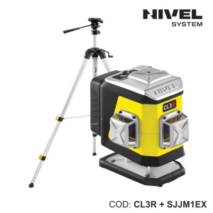 Nivelă laser CL3R – 3 plane 360°, fascicul roșu, Bluetooth | Nivel System - Img 4