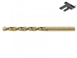 Burghiu elicoidal coada cilindrica, HSS Co5 DIN 338 - STAS 573, Tip N