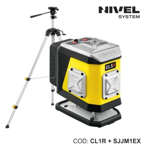 Nivela laser CL1R – 1 plan 360° orizontal, fascicul roșu, Bluetooth | Nivel System - Img 2