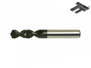 Burghiu elicoidal extrascurt coada cilindrica, HSS Co5 TiAlN DIN 1897 - STAS 4566, Tip Uni-FL