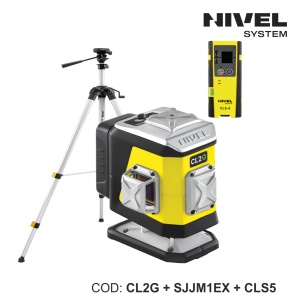 Nivelă laser CL2G – 2 plane 360°, fascicul verde, Bluetooth | Nivel System - Img 5