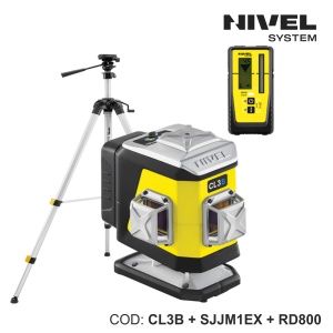 Nivelă laser CL3G – 3 plane 360°, fascicul albastru, Bluetooth | Nivel System - Img 6