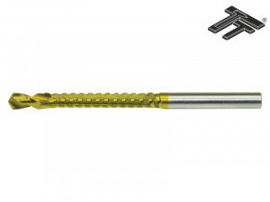 Burghiu de frezat, HSS rectificat TiN Tip N
