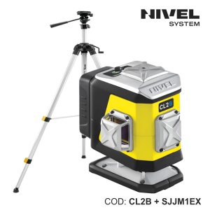 Nivelă laser CL2B – 2 plane 360°, fascicul albastru, Bluetooth | Nivel System - Img 4