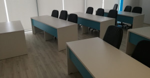 Sala training albastra
