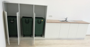 Bucatarie office deschisa