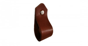Maner din piele tip buton