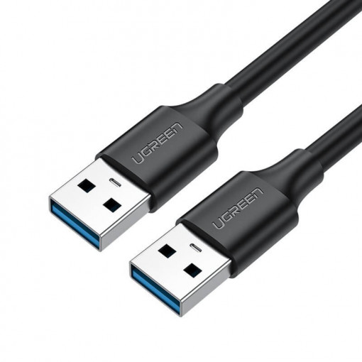 Cablu USB Tata- USB Tata, (USB 3.2 Gen 1) Ugreen, 1 m, Negru