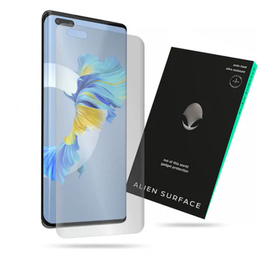 Folie Alien Surface, Huawei Mate 40 Pro, Case Friendly Transparent, Doar ecran - Compatibila cu o husa