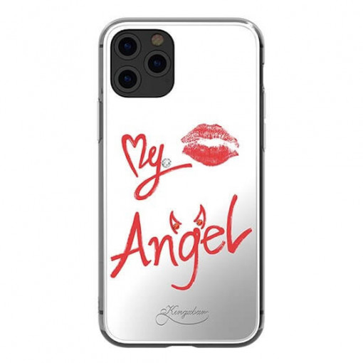 Husa Compatibila cu iPhone 11 Pro, Cristale e Swarovsky, Oglinda, Kingxbar Angel, My Angel, Mirror