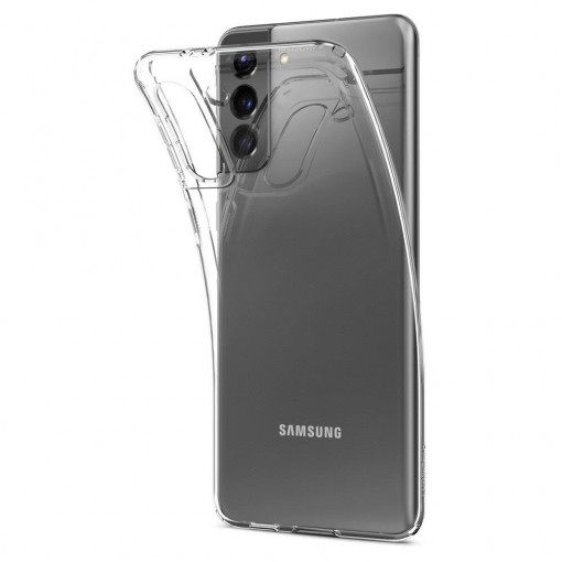 Husa Compatibila cu Samsung Galaxy S21, Spigen Liquid Crystal Clear