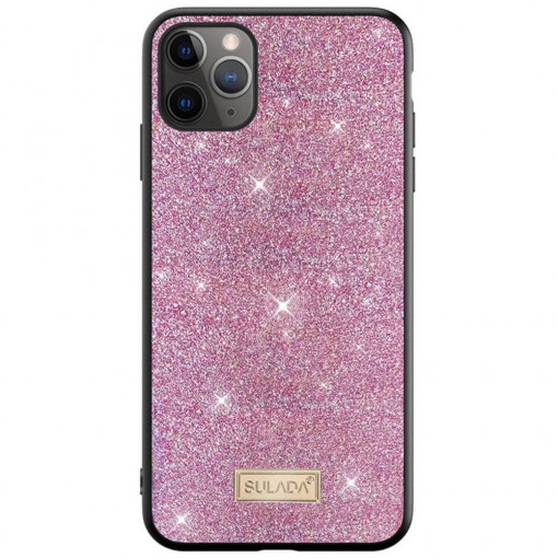 Husa compatibila iPhone 12 Pro Max, Dazzling Glitter / Sclipici, Sulada, Purple
