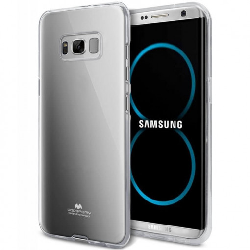 Husa Mercury Goospery Jelly, Compatibila cu Samsung Galaxy S8 Plus, Transparent