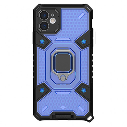 Husa Pentru iPhone 11, Bumper Antishock, Honeycomb Armor, Matrix, Albastru