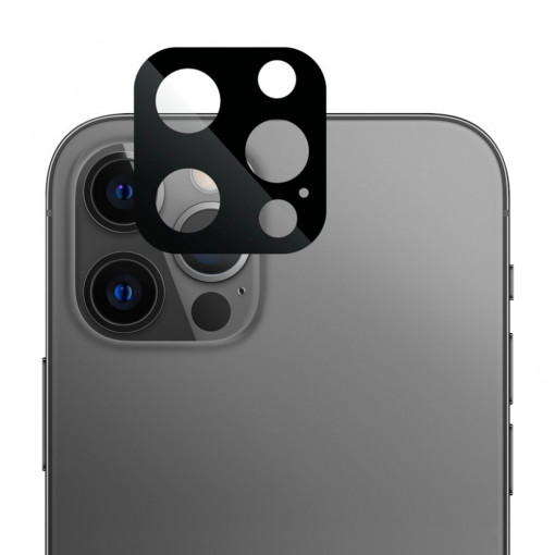 Protectie Camera Compatibila cu iPhone 12 Pro, LITO, Negru