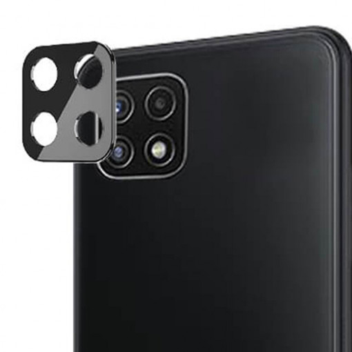 Protectie Camera Compatibila cu Samsung Galaxy A22 5G, Negru