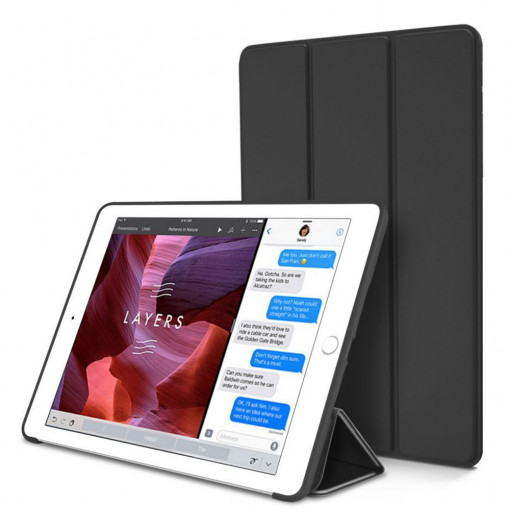 Husa Compatibila cu Apple iPad 10.2 (2021/2020/2019), Negru
