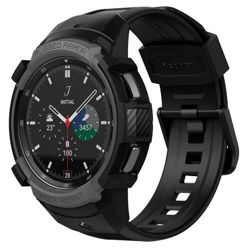 Husa Compatibila cu Samsung Galaxy Watch 4 Classic (46mm), Rugged Armor Pro, Gray