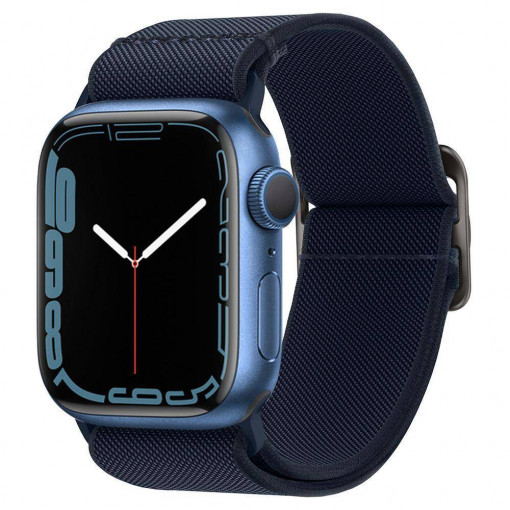 Curea Spigen Compatibila cu Apple Watch 2/3/4/5/6/Se (42/44mm), Fit Lite, Navy