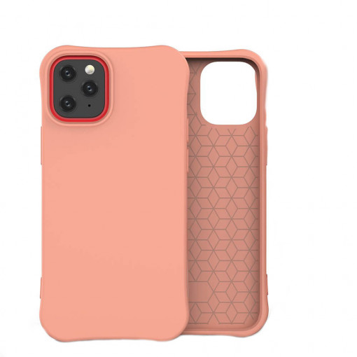 Husa Compatibila cu iPhone 12 Pro Max, Silicon Soft Color, Orange