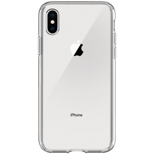 Husa Compatibila cu iPhone X / XS, Spigen Liquid Crystal Clear