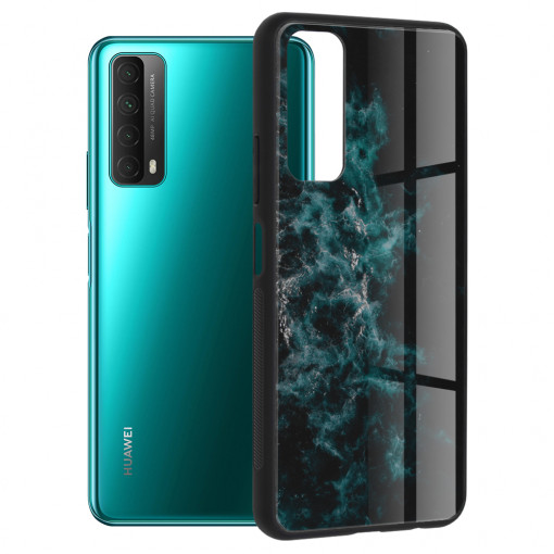 Husa Pentru Huawei P smart 2021, Glass, Matrix, Celestial