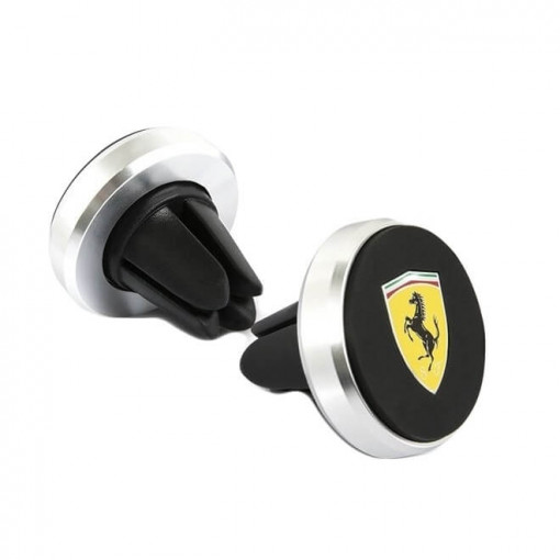 Suport Magnetic Auto, Compatibila cu Grila de Ventilatie, Ferrari Scuderia FESCBOK, Negru