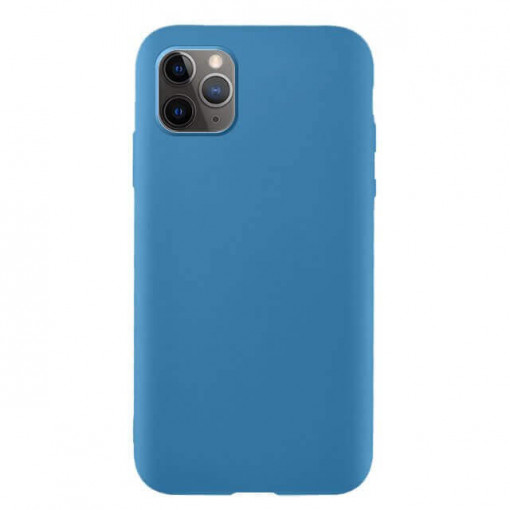 Husa Compatibila cu iPhone 11 Pro, Silicon Soft, Albastru