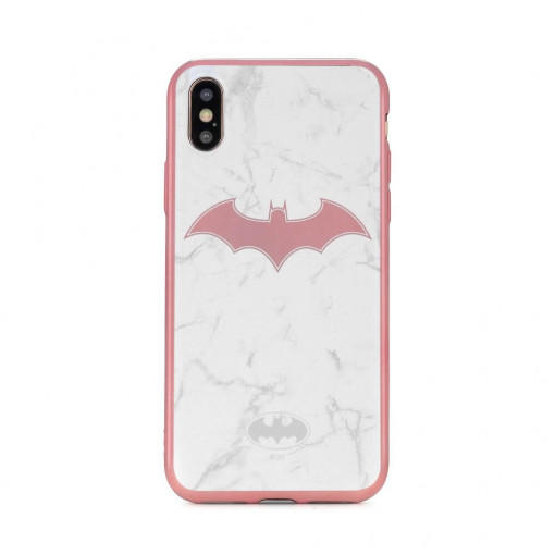 Husa cu licenta Compatibila cu iPhone 7 / 8 Batman White Luxury