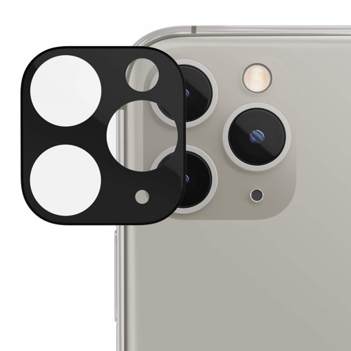 Protectie Camera Compatibila cu iPhone 11 Pro / 11 Pro Max, LITO, Negru