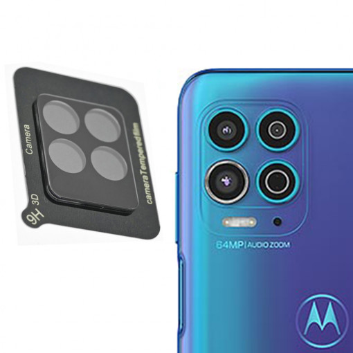 Protectie Camera Compatibila cu Motorola Moto G100, Mocolo, Negru