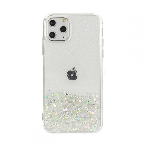 Husa Compatibila cu iPhone 11 Pro, Brilliant Clear, Star Glitter Shining, Transparent