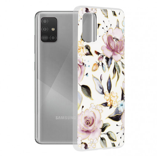 Husa Compatibila cu Samsung Galaxy A51 4G, Chloe White