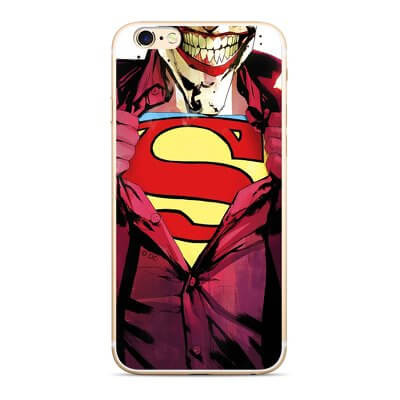 Husa cu licenta Compatibila cu iPhone X Superman / Joker