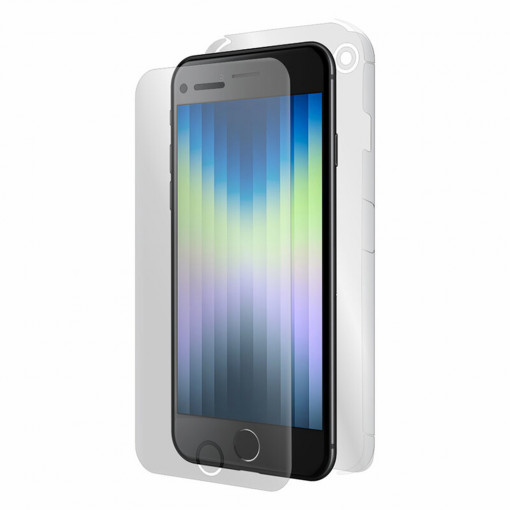 Folie Alien Surface, Compatibila cu iPhone SE 2, SE 2020, Ecran, Spate si Laterale Transparent