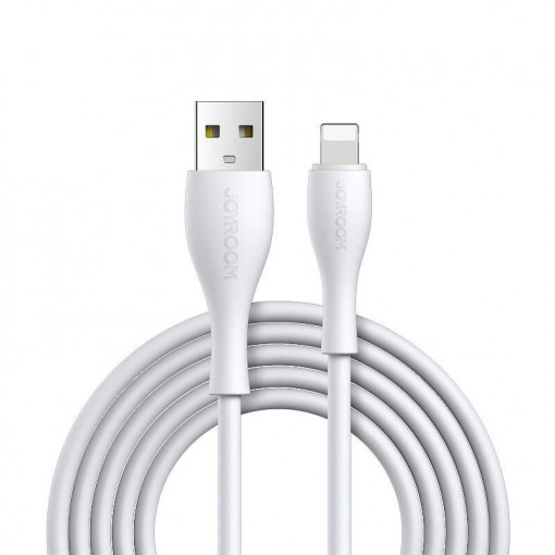 Cablu USB - Compatibil cu Mufa Lightning, Joyroom, 2.4A, 1 m, Alb