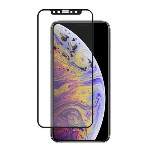 Folie Compatibila cu iPhone 13 Pro Max, Full Screen, Wozinsky Nano Flexi Glass, Negru