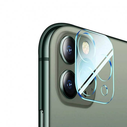 Folie Completa Camera Compatibila cu iPhone 11 Pro / Compatibila cu iPhone 11 Pro Max, Sticla Securizata 9H, Extra Rezistenta