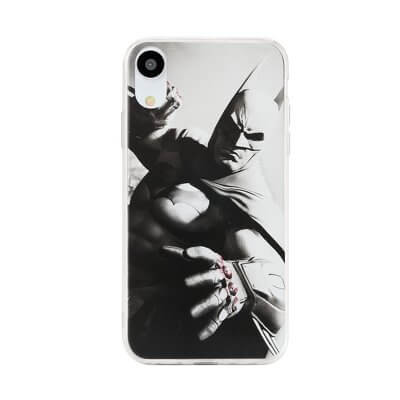 Husa cu licenta Compatibila cu iPhone 6 / 6S Batman grey + Cadou - Folie Sticla Securizata