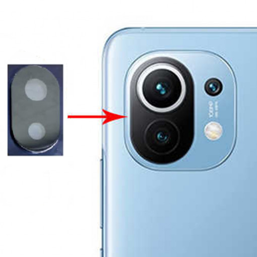 Protectie Camera Compatibila cu Xiaomi Mi 11, Mocolo, Negru